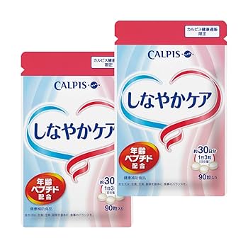 アサヒ - しなやかケア　カルピス　30日分×4袋 しなやかケア」「ラクトトリペプチド」配合｜「カルピス健康通販」